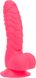 Ребристий фалоімітатор на присосці + віброкуля ADDICTION Tom 7″ Dildo With Balls Pink (діаметр 4,4 см) картинка 4