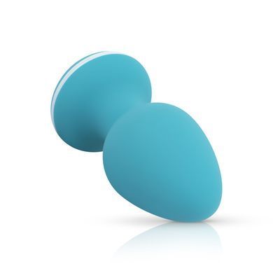 Анальная вибропробка Cala Azul Blanca Vibrating anal plug (диаметр 4 см) картинка