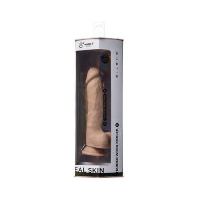 Реалістичний фалоімітатор на присосці SilexD Vetus Real Skin Flesh (8in MODEL 1), діаметр 4,1 см зображення