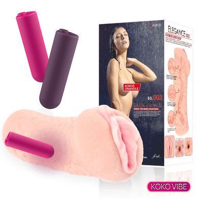 Мастурбатор &ndash; вагина с вибрацией Kokos Elegance 003 Vibe картинка