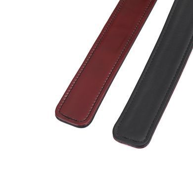 Кожаные манжеты на бедра Liebe Seele Wine Red Thigh Cuffs, размер S картинка