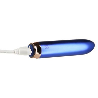 Віброкуля з силіконовою манжетою Swan Maximum + Comfy Cuff Blue (діаметр 2 см) зображення