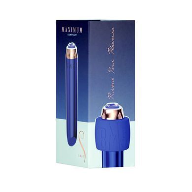 Віброкуля з силіконовою манжетою Swan Maximum + Comfy Cuff Blue (діаметр 2 см) зображення