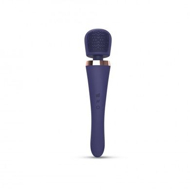 Вібромасажер-мікрофон із силіконовою щіточкою Love to Love Brush Crush Midnight Indigo зображення