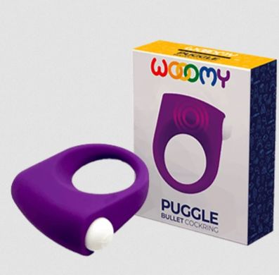 Эрекционное кольцо с вибрацией Wooomy Puggle (внутренний диаметр 3 см) картинка