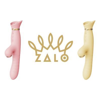Пульсатор-вібратор із вакуумною стимуляцією клітора Zalo ROSE Thruster Lemon Yellow (діаметр 3,6 см) зображення