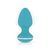 Анальная вибропробка Cala Azul Blanca Vibrating anal plug (диаметр 4 см) картинка