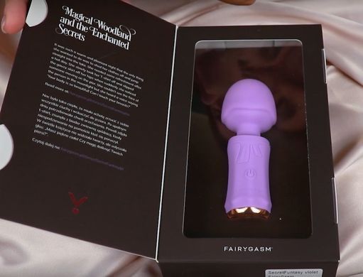 Минивибромассажер-микрофон FairyGasm SecretFuntasy blue картинка
