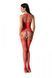 Бодистокинг с множеством бретелей и доступом Passion BS095 red One Size картинка 2