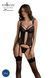 Фантазийный корсет+трусики ECO Passion DROSERA CORSET black, размер L/XL картинка 1