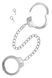Поножи металлические Fetish Tentation Adjustable metal ankle cuffs картинка 1