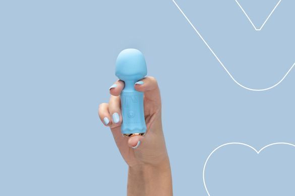 Минивибромассажер-микрофон FairyGasm SecretFuntasy blue картинка
