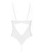 Боді з доступом Obsessive Alissium crotchless teddy White, розмір XS/S картинка 4
