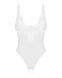 Боді з доступом Obsessive Alissium crotchless teddy White, розмір XS/S картинка 3