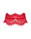 Кружевной чокер на шею с подвеской Obsessive Bergamore choker, красный картинка 1