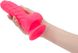 Ребристий фалоімітатор на присосці + віброкуля ADDICTION Tom 7″ Dildo With Balls Pink (діаметр 4,4 см) картинка 2