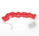 Кружевной чокер на шею с подвеской Obsessive Bergamore choker, красный картинка 3