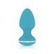 Анальная вибропробка Cala Azul Blanca Vibrating anal plug (диаметр 4 см) картинка 3