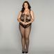 Сетчатый бодистокинг JSY &laquo;Нежная Люси&raquo; Plus Size, black картинка 4