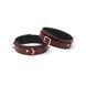 Кожаные манжеты на бедра Liebe Seele Wine Red Thigh Cuffs, размер S картинка 1
