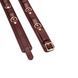 Кожаные манжеты на бедра Liebe Seele Wine Red Thigh Cuffs, размер S картинка 5