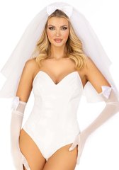 Багатоярусна весільна фата Leg Avenue Tiered bridal veil O/S зображення