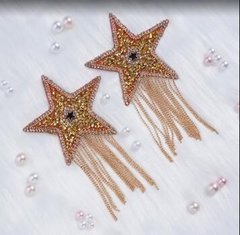 Пестіси-зірки з бахромою JSY Nipple Sticker RT236112 Gold зображення
