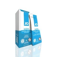 Набор лубрикантов на водной основе Foil Display Box JO H2O Lubricant Original, нейтральный (12 шт по 10 мл) картинка