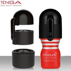 Вакуумная насадка Tenga Vacuum Controller с мастурбатором US Deep Throat Cup картинка