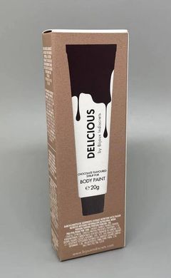 Їстівна фарба для тіла Bijoux Indiscrets Chocolate Body Paint, шоколад (20 мл) зображення
