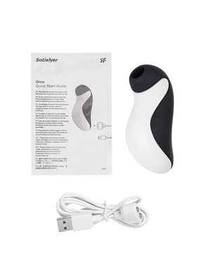 Вакуумний стимулятор-касатка з вібрацією Satisfyer Orca зображення