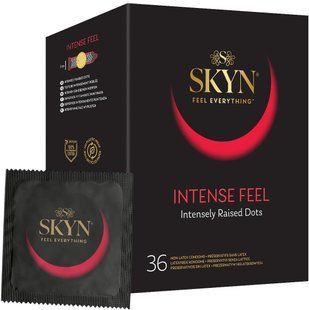 Презервативы безлатексные SKYN Intense Feel, ребристые (36 шт) картинка