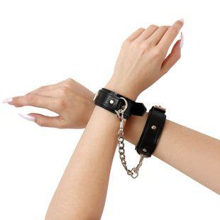 Наручники из экокожи Art of Sex Handcuffs Emoji картинка