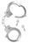 Наручники металлические с ключами Fetish Tentation Adjustable metal wrist cuffs картинка