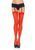 Чулки под пояс Leg Avenue Sheer Stockings + PLUS SI Red картинка