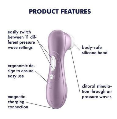Вакуумный клиторальный стимулятор Satisfyer Pro 2 Violet картинка