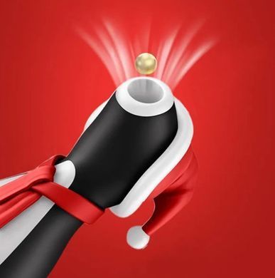 Вакуумний кліторальний стимулятор у шапочці та шарфі Satisfyer Penguin Holiday Edition зображення