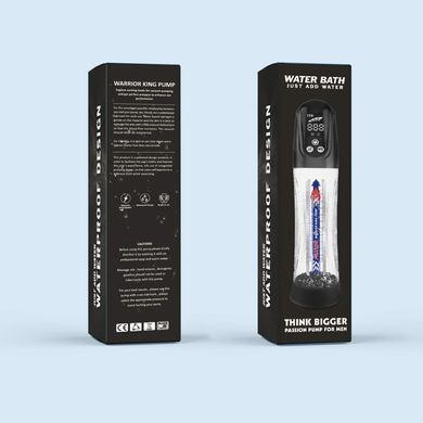 Автоматична гідропомпа 2в1 (вода/повітря) Water Bath з LED дисплеєм зображення
