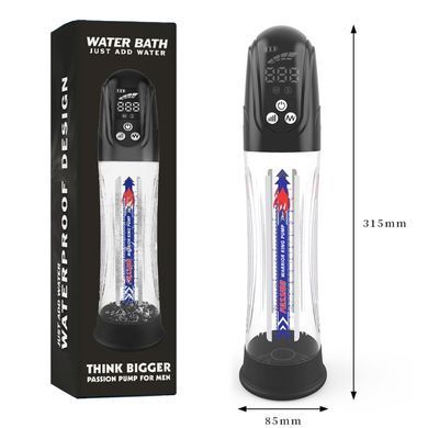 Автоматична гідропомпа 2в1 (вода/повітря) Water Bath з LED дисплеєм зображення