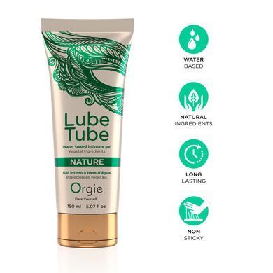 Лубрикант на водній основі Orgie Lube Tube Nature, натуральний (150 мл) зображення