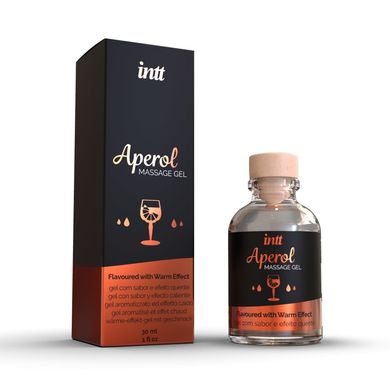 Масажний гель для інтимних зон зігріваючий Intt Aperol, коктейль Апероль (30 мл) зображення