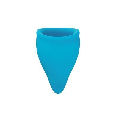 Менструальна чаша Fun Factory FUN CUP SIZE A, бірюзова (діаметр 4 см, об&rsquo;єм 20 мл) зображення