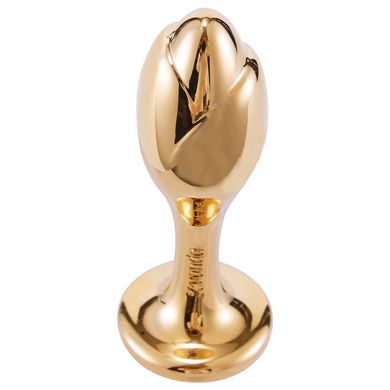 Металева анальна пробка Хвіст поні LOCKINK SEVANDA White Pony-Tail Anal Rose-shape Plug зображення