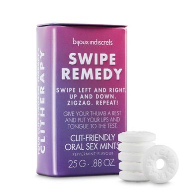 Мятные конфетки для орального секса Bijoux Indiscrets Swipe Remedy clitherapy oral sex mints картинка