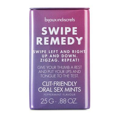 Мятные конфетки для орального секса Bijoux Indiscrets Swipe Remedy clitherapy oral sex mints картинка