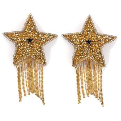 Пестисы-звезды с бахромой JSY Nipple Sticker RT236112 Gold картинка