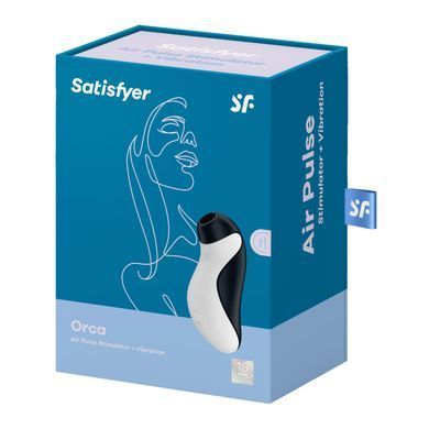 Вакуумний стимулятор-касатка з вібрацією Satisfyer Orca зображення