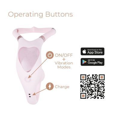 Смарт вибратор вагинально-клиторальный Adrien Lastic Venus + APP (диаметр 3,2 см) картинка