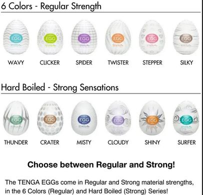 Мастурбатор-яйце Tenga Egg Snow Crystal (охолоджуючий) зображення