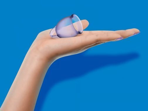 Набір менструальних чаш Satisfyer Feel Confident lila, фіолетовий (15 і 20 мл) зображення